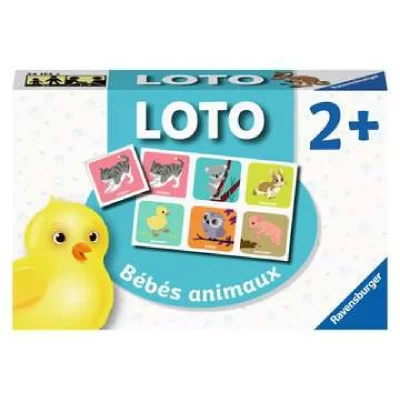 RAVENSBURGER Jeu classique  Loto B&eacute;b&eacute;s Animaux 