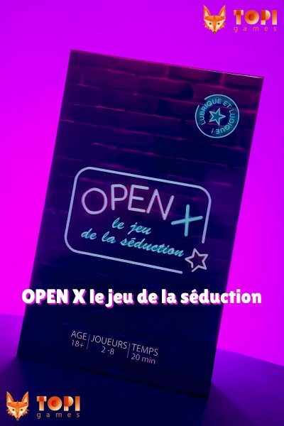 TOPIGAMES Jeu classique  Open X Multicolore