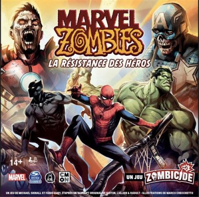 ASMODEE Jeu CMON Marvel Zombies : La R&eacute;sistance des H&eacute;ros- - Jeu de soci&eacute;t&eacute;