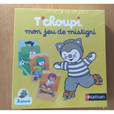 NATHAN Jeu couleur et forme  T'Choupi Mon jeu de mistigri