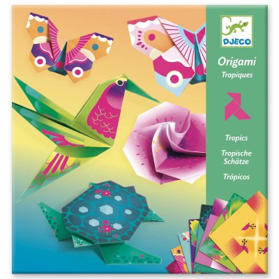 DJECO Jeu cr&eacute;atif  origami tropiques FC-1-14978802