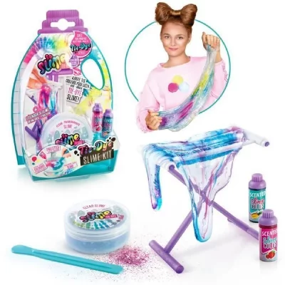 SO SLIME Jeu cr&eacute;atif  Kit Cr&eacute;e ton Slime Tie et Dye