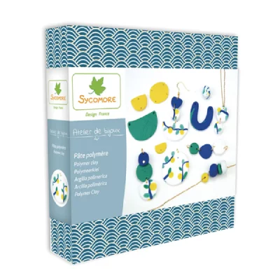SYCOMORE Jeu cr&eacute;atif  atelier de bijoux p&acirc;te polym&egrave;re ADB001