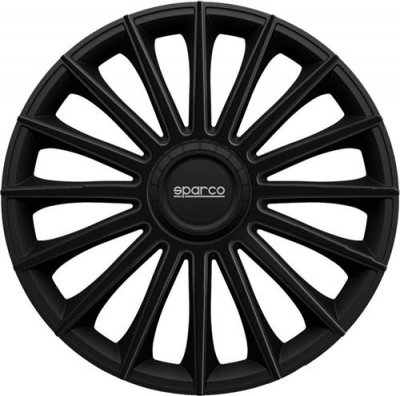 SPARCO Jeu d':enjoliveurs de roue  4 pi&egrave;ces Treviso 13 pouces noir