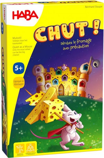 HABA Jeu d'adresse Chut le ch&acirc;teau fromage 