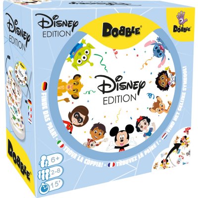ASMODEE Jeu d&rsquo;ambiance  Dobble Disney 100 Years