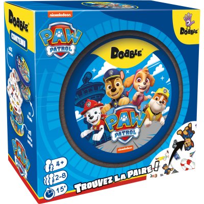 ASMODEE Jeu d&rsquo;ambiance  Dobble Paw Patrol Pat&rsquo;Patrouille