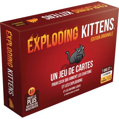 ASMODEE Jeu d ambiance Asmod&eacute;e Exploding Kittens Rouge