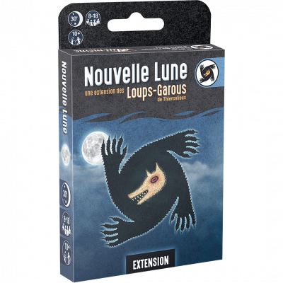 ASMODEE Jeu d&rsquo;ambiance  Loups-Garous Ext Nouvelle Lune Version Eco 