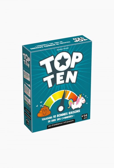 ASMODEE Jeu d&rsquo;ambiance  Top Ten 