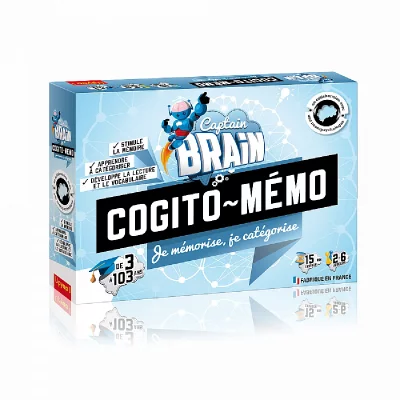 SILVERLIT Jeu d&rsquo;ambiance Captain Brain Cogito M&eacute;mo Je m&eacute;morise Je cat&eacute;gorise