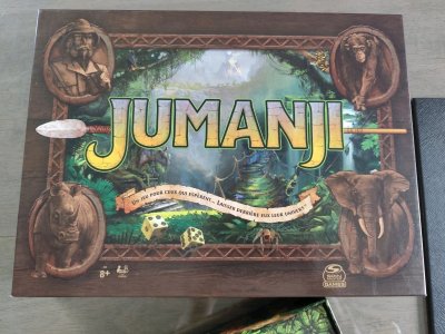 SPIN MASTER Jeu d&rsquo;ambiance Games Jumanji R&eacute;tro Nouvelle Edition 
