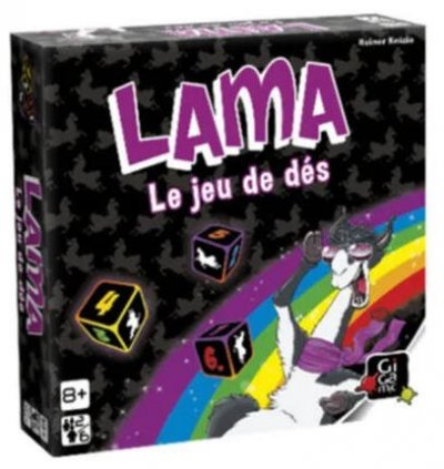 GIGAMIC Jeu d&rsquo;ambiance  Lama Le jeu de d&eacute;s 
