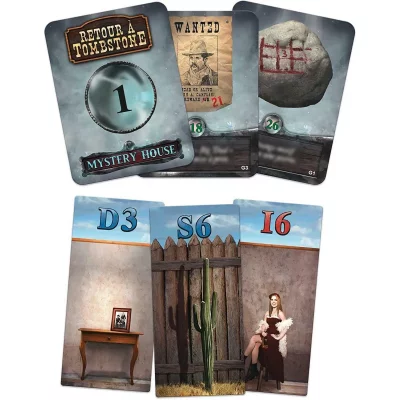 GIGAMIC Jeu d&rsquo;ambiance  Mystery House Retour &agrave; Tombstone 