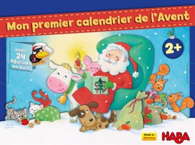 HABA Jeu d'ambiance  Mon premier calendrier de l'Avent No&euml;l