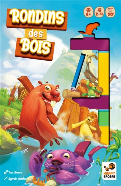 HAPPY BAOBAB Jeu d'ambiance  Rondins des bois