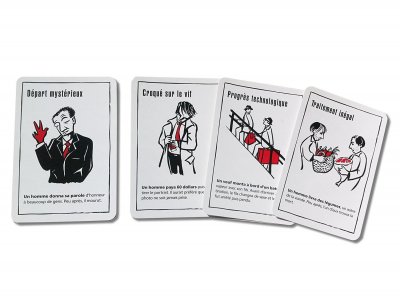 KIKIGAGNE Jeu d'ambiance Iello Black Stories Faits V&eacute;cus 