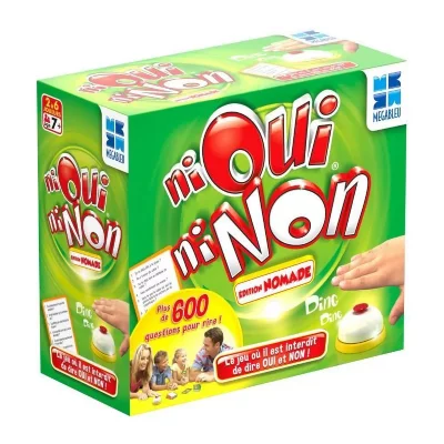 MEGABLEU Jeu d&rsquo;ambiance  Ni Oui Ni Non Edition Nomade