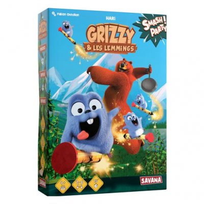SAVANA Jeu d'ambiance  Grizzy & Les Lemmings Smash Party