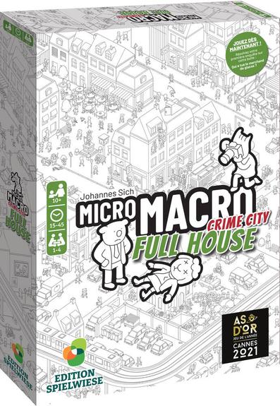 SPIELWISE Jeu d&rsquo;ambiance  Micro Macro Crime City 2