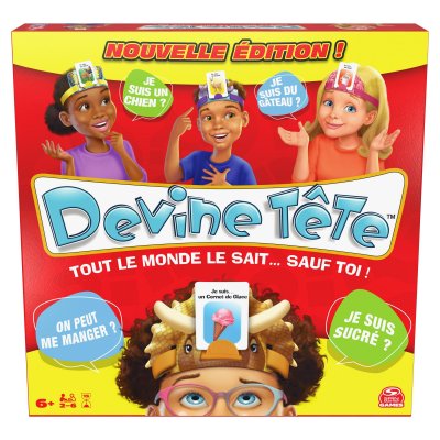 SPIN MASTER Jeu d'ambiance  Games Devine T&ecirc;te classique
