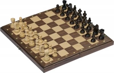 GOKI Jeu D'&eacute;checs Magn&eacute;tique Dans Une Bo&icirc;te En Bois Pliable