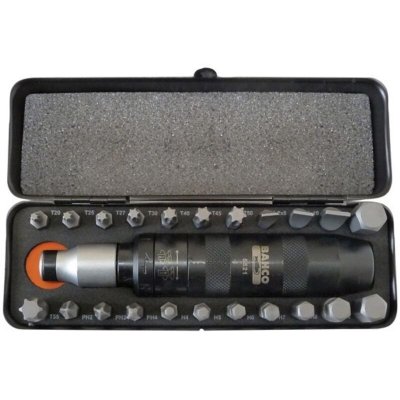 BAHCO Jeu d'embouts 1/4 de Tvis &agrave; frapper pr vis ph/pz/torx&reg;, 45 mmx70 mmx197 mm-23pc - 