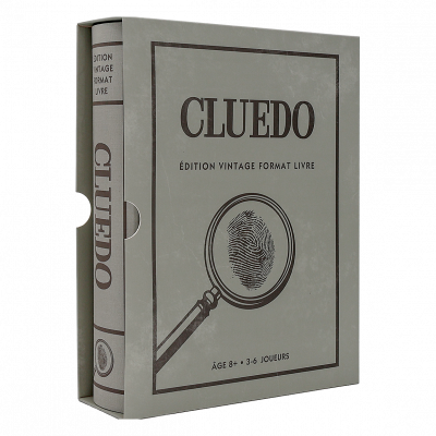 MEGABLEU Jeu d'enqu&ecirc;te  Cluedo Edition Vintage Format Livre