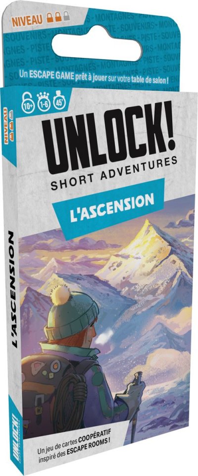 ASMODEE Jeu d'escape game  Unlock! Short L'Ascension