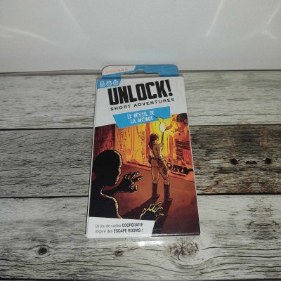 ASMODEE Jeu d'escape game Unlock Short Adventure Le r&eacute;veil de la momie