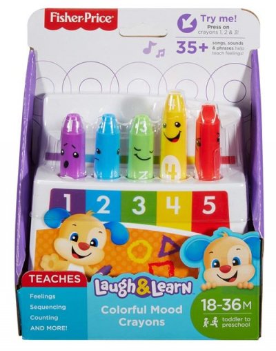 FISHER-PRICE Jeu d&rsquo;&eacute;veil Fisher Price Les Crayons Emotifs