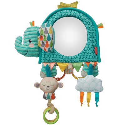 INFANTINO Jeu d &eacute;veil  &eacute;l&eacute;phant miroir pour si&egrave;ge auto