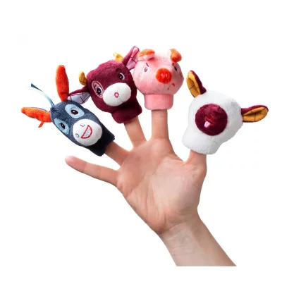 LILLIPUTIENS Jeu d'&eacute;veil  Ferme Marionnettes &agrave; doigts 