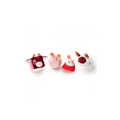 LILLIPUTIENS Jeu d'&eacute;veil  Set de 4 formes Ferme 