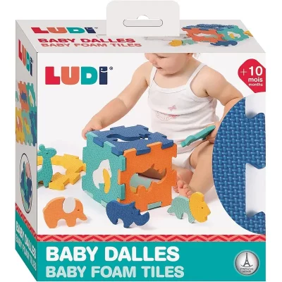 LUDI Jeu d'&eacute;veil  Baby Dalles Animaux