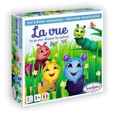 SENTOSPHERE Jeu d'&eacute;veil sensoriel - M&eacute;thode Montessori - La vue - Sentosph&egrave;re - couleur variant