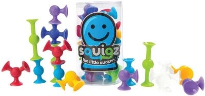 TOMY Jeu d'&eacute;veil  Squigz Starter 24 petites ventouses