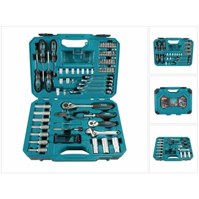 MAKITA Jeu d'outils (87 pi&egrave;ces) en coffret -  E-08458