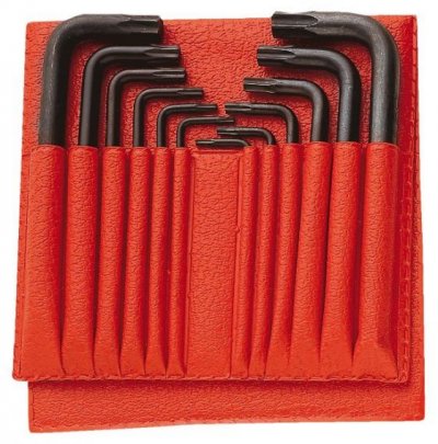 FACOM Jeu de 12 cl&eacute;s m&acirc;les Torx  en trousse - 89.JL12