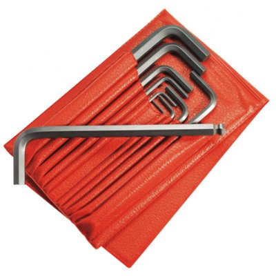 FACOM Jeu de 13 cl&eacute;s m&acirc;les longues 6 pans 3 &agrave; 19mm en trousse - 83H.JL13