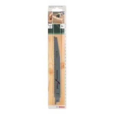 BOSCH Jeu de 2 lames de scie sabre  2609256704 Hcs 182 mm