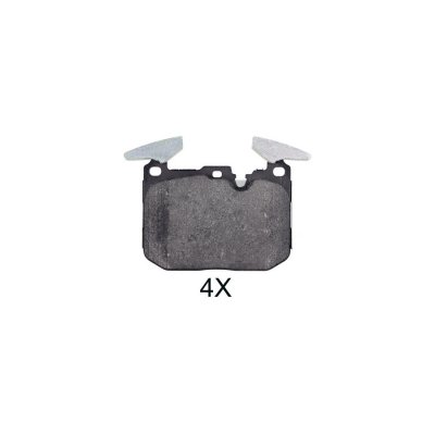 A.B.S. Jeu de 4 plaquettes de frein  ALL BRAKE SYSTEMS BV. 35005