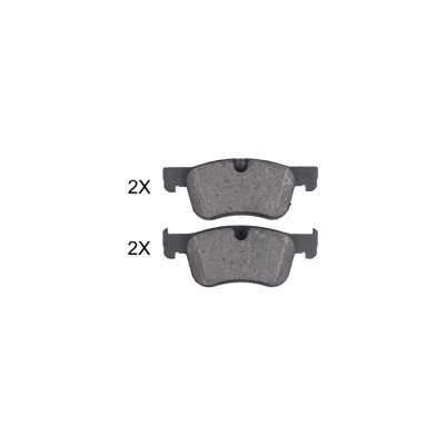 A.B.S. Jeu de 4 plaquettes de frein  ALL BRAKE SYSTEMS BV. 35029