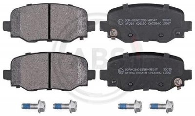 ABS Jeu de 4 plaquettes de frein A.B.S. ALL BRAKE SYSTEMS BV. 35039