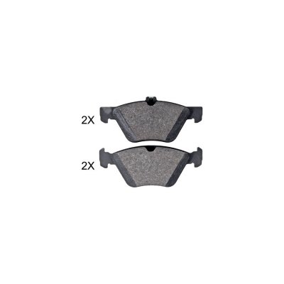 A.B.S. ALL BRAKE SYSTEMS BV. Jeu de 4 plaquettes de frein  35043