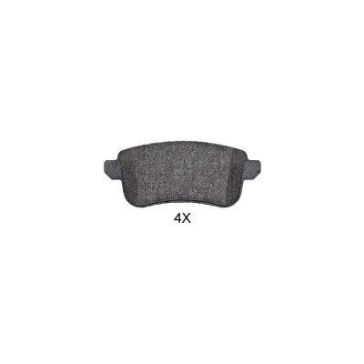 A.B.S. ALL BRAKE SYSTEMS BV. Jeu de 4 plaquettes de frein  35083