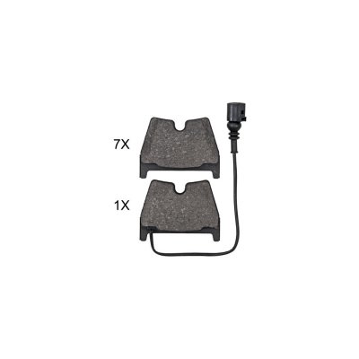 A.B.S. ALL BRAKE SYSTEMS BV. Jeu de 4 plaquettes de frein  35112