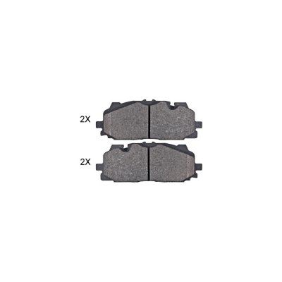 A.B.S. ALL BRAKE SYSTEMS BV. Jeu de 4 plaquettes de frein  35125