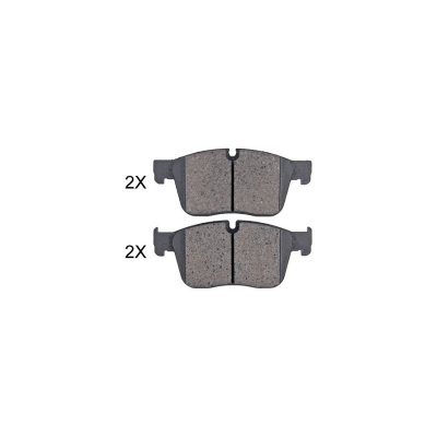 A.B.S. Jeu de 4 plaquettes de frein  ALL BRAKE SYSTEMS BV. 35129