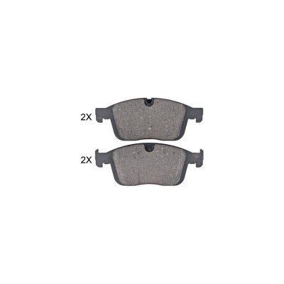 A.B.S. ALL BRAKE SYSTEMS BV. Jeu de 4 plaquettes de frein  35143